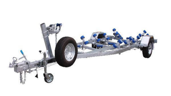 6M Braked Boat Trailer With Rollers