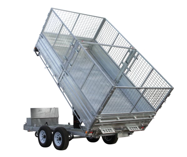 12 x 7 Flat Bed Hydraulic Tipper Trailer