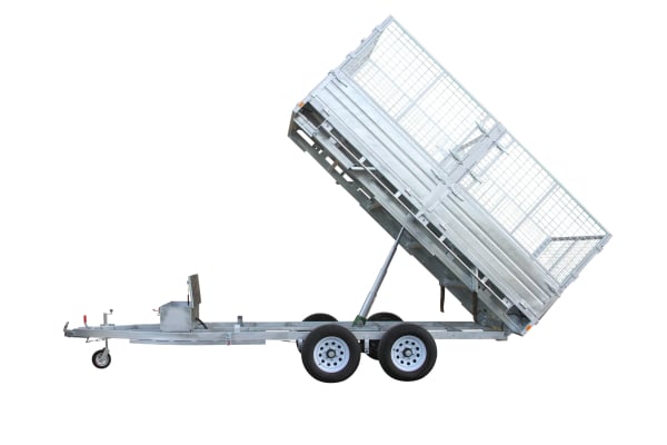 12 x 7 Flat Bed Hydraulic Tipper Trailer