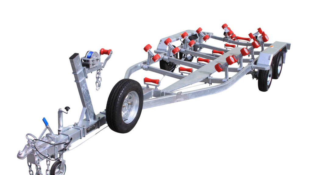 7M Tandem Boat Trailer With Rollers
