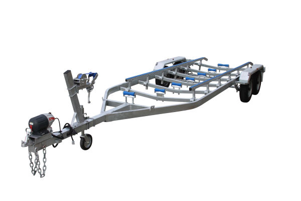 Eight Meter Tandem Boat Trailer With Skids